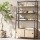 Artiss Bookshelf 5 Tier Cube Cabinet, MDF & Metal, Oak & Black, 100x40x180cm, Stylish Display, Easy Assembly