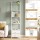 Artiss 5 Tier Ladder Bookshelf Bookcase with 2 Fabric Drawers White 39x29.5x161cm Sturdy Frame Display