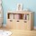 Keezi Kids Bookshelf with 3 Drawers, Wooden Toy Organiser, 95.5cm High, Non-Toxic, Easy-Clean, Child-Safe Design