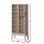 Artiss BERG Oak Bookshelf CD Storage Rack - 28 Adjustable Shelves, 60x32x150cm, Particle Board, Light Wood Tone
