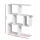 Artiss White S-Shape Floating Wall Shelf 3-Tier 80x19x95cm High-Capacity Display Storage Organiser Unit