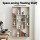 Artiss Floating Wall Shelves Bookshelf - Wood, 8 Compartments, 85x16x48cm, Versatile Freestanding or Wall-Mounted Design