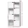 Artiss Bookshelf 8 Cube Shelf, Particle Board, White, 119x60x29.5cm - Modern Storage with Cabinets & Open Shelves