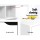 Artiss Bookshelf 8 Cube Shelf, Particle Board, White, 119x60x29.5cm - Modern Storage with Cabinets & Open Shelves