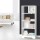 Artiss Bookshelf 4-Tier Display Shelf, Particle Board, White, 48x24x121cm, Sleek, Compact, Easy Assembly