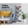 Artiss Tree Bookshelf, 7-Tier, Particle Board, 40x19.5x124cm, White - Stylish, Functional Display Unit