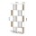 Artiss 5-Tier Bookshelf RITA - White & Oak Display Shelf, Sturdy Particle Board, 80x30x180cm, Home/Office Storage