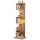 Artiss 5-Tier S-Shaped Bookshelf Oak 40x40x154cm Particle Board Melamine 30kg Per Shelf Anti-Tip Kit