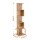 Artiss 5-Tier S-Shaped Bookshelf Oak 40x40x154cm Particle Board Melamine 30kg Per Shelf Anti-Tip Kit