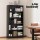 Artiss Bookshelf 5 Tiers Particle Board Black 110x40x170cm - Elegant Storage & Display with Adjustable Shelves