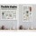 Artiss Floating Wall Shelves Bookshelf, 15mm Particle Board, 85x16x48cm, White, 8 Compartments, Home Office Decor