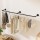 Artiss Clothes Rack, Metal, Black, 175x27x9cm, Wall-Mounted, Space-Saving, Durable, Easy Assembly, 1-Year Warranty