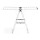 Artiss 2 Tier Foldable Clothes Rack Airer, 139CM, White - Metal, 18 Rods, 27 Clips, Indoor/Outdoor, Space-Saving Design