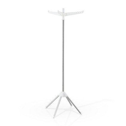 Artiss 163cm Clothes Rack Airer - Foldable, Rotatable 360° Hanger with 27 Holes, Stainless Steel, Indoor/Outdoor Use