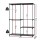 Artiss 181cm Wardrobe Clothes Rack with Sturdy Metal Frame, 3 Hanging Rods & 4 Shelves for Ample Storage Space