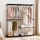 Artiss 181cm Wardrobe Clothes Rack with Sturdy Metal Frame, 3 Hanging Rods & 4 Shelves for Ample Storage Space
