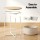 Artiss Round Coffee Table Side End Table 45cm with Built in Charging Station and Storage Basket 35kg