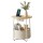 Artiss Round Coffee Table Side End Table 45cm with Built in Charging Station and Storage Basket 35kg