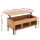 Artiss Lift Top Coffee Table, E1 Particle Board, Oak, 100x50x46cm, Dual-Function, Spacious Storage, Easy Assembly