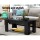 Artiss Black Lift-Top Coffee Table with Hidden Storage, 98x50x42cm, Sturdy Particle Board, Anti-Scratch Pads