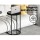 Artiss Emma Black Round Coffee Table - Industrial Style, Durable & Space-Saving Side Table with 20KG Capacity