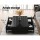 Artiss Coffee Table, Particle Board, Black, 95x60x31cm, 4 Drawers, Modern Design, UV High-Gloss Finish, Easy Assembly