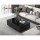 Artiss Coffee Table, Particle Board, Black, 95x60x31cm, 4 Drawers, Modern Design, UV High-Gloss Finish, Easy Assembly