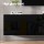 Artiss 2-Piece Black Floating TV Unit 200cm and Lift-Top Coffee Table with Hidden Storage 98cm Set