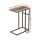 Artiss Side Table, Particle Board & Steel, 47x27x64cm, Wood & Black, Industrial Style, Space-Saving & Sturdy Design