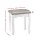 Artiss Dressing Table Stool, Velvet Fabric, 37x27x45cm, Grey - Elegant French Provincial Design, Comfortable Seating