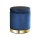 Artiss Navy Velvet Ottoman Storage Footstool - Round, Tufted, 40x40x45cm, Multi-Functional, Sturdy, 120kg Capacity
