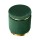 Artiss Velvet Ottoman Foot Stool - Round Green, Tufted Seat, Gold Ring Accents, 40x40x45cm, 120kg Capacity, No Assembly