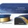 Artiss Round Velvet Ottoman Footstool - Navy, Tufted Seat, Gold Rings, 40x40x45cm, Soft & Sturdy, No Assembly Required
