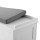 Artiss 140cm Fluted Grey Storage Ottoman Blanket Box - Faux Linen Upholstery, Hinged Lid, MDF Frame, 300kg Capacity