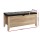 Artiss Oak Leather Storage Ottoman Blanket Box - Chic, Durable Seating & Ample Storage for Modern Homes