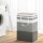 Artiss Laundry Basket Hamper Polyethylene 40x30x59cm White Grey Foldable Large Capacity Storage Solution