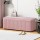 Artiss Velvet Storage Ottoman, 103cm, Pink, Luxury Blanket Box, High Resilience Foam, No Assembly Required