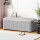 Artiss Velvet Storage Ottoman Blanket Box, Grey, 103cm - Premium Velvet, 300kg Seat Capacity, Ample Storage Space