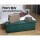 Artiss 140cm Velvet Green Storage Ottoman Blanket Box - Elegant Tufted Seat with Ample Storage Space