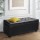 Artiss 97cm Black Faux Leather Storage Ottoman Blanket Box - Elegant Seating with Generous Storage & Solid Wood Frame