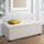 Artiss 97cm Linen Beige Storage Ottoman Blanket Box - Elegant Faux Linen, Solid Wood, 100kg Capacity, Spacious Storage