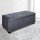 Artiss 97cm Grey Storage Ottoman Blanket Box - Faux Linen, Solid Wood, 100kg Capacity, Multi-Functional Seat & Storage