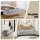 Artiss Bouclé Storage Ottoman Bed 140cm - Detachable Pillow, Hidden Storage, Plywood & Pine Frame, Metal Legs, Grey