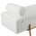 Artiss Storage Ottoman Bed, Boucle Fabric, 140cm, White & Gold, Hidden Storage, Detachable Pillow, Easy Assembly