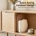 Artiss Accordion Folding Paper Stools Set 2 Pack Natural Kraft with Cushions Hexagon Honeycomb 100KG