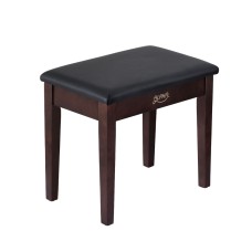 Alpha Piano Bench Stool with Storage, Solid Wood, Brown PU Leather, 55x34cm, Cushioned Seat, Anti-Slip, Vintage Style Alpha Piano Bench Stool with Storage, Solid Wood, Brown PU Leather, 55x34cm, Cushioned Seat, Anti-Slip, Vintage Style