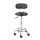 Artiss Salon Stool Swivel Chair - Black PU Leather, Adjustable Height, 360° Rotation, 5 Wheels, Chrome Base