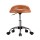 Artiss Salon Stool Swivel Chair, PVC Leather, Adjustable Height, Brown - Stylish Comfort for Salons & More