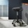 Artiss Salon Stool Saddle Swivel Chair, PU Leather, Black, Adjustable Height 50-67cm, Comfort & Style for Any Space