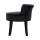 Artiss Vanity Stool, Velvet, Black, 51x51.5x55cm, Abella, Button Tufted Design, High-Density Foam Comfort
